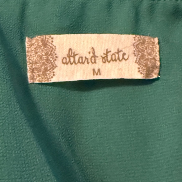 Altar’d State Kelly Green Dress Size: M - Picture 2 of 3